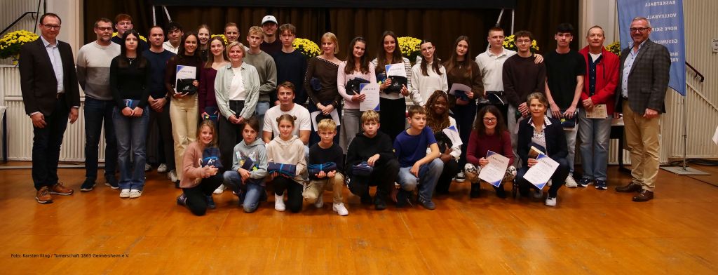 Vom Verein geehrte Leichtathleten