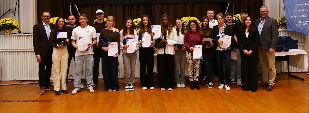 Von der Stadt Germersheim geehrte Leichtathleten