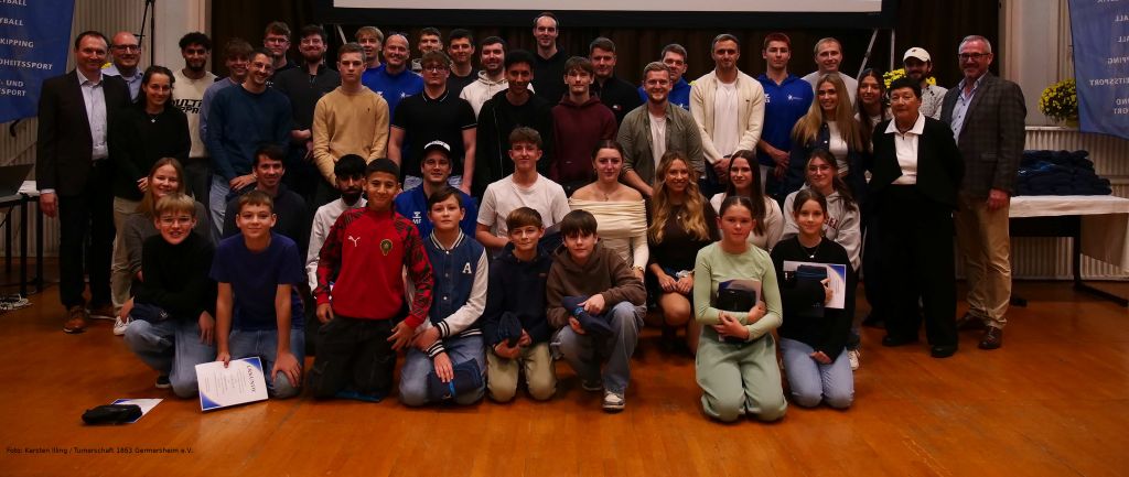 Vom Verein geehrte Volleyballer