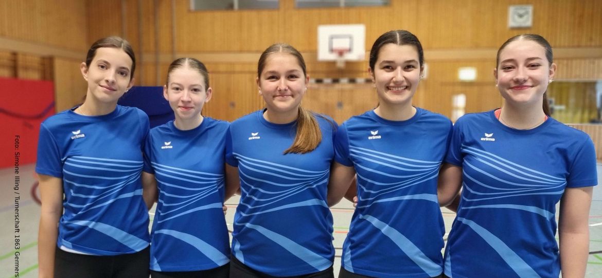 vlnr: Lilly Ehmer, Linda Orschel, Emely Prel, Petra Golik und Diana Brauer