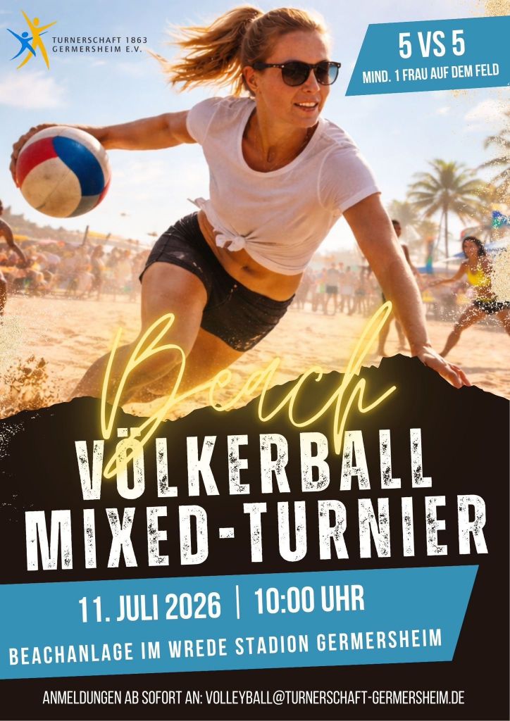 Beach-Völkerball Mixed-Turnier