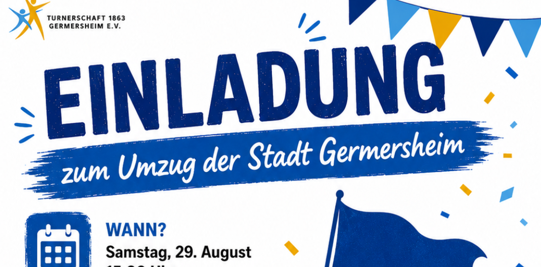 Flyer Umzug 750 Jahre Stadtrechte Germersheim
