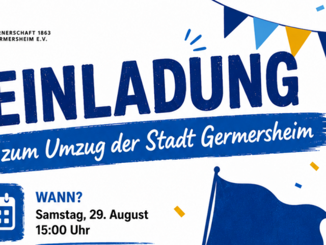 Flyer Umzug 750 Jahre Stadtrechte Germersheim