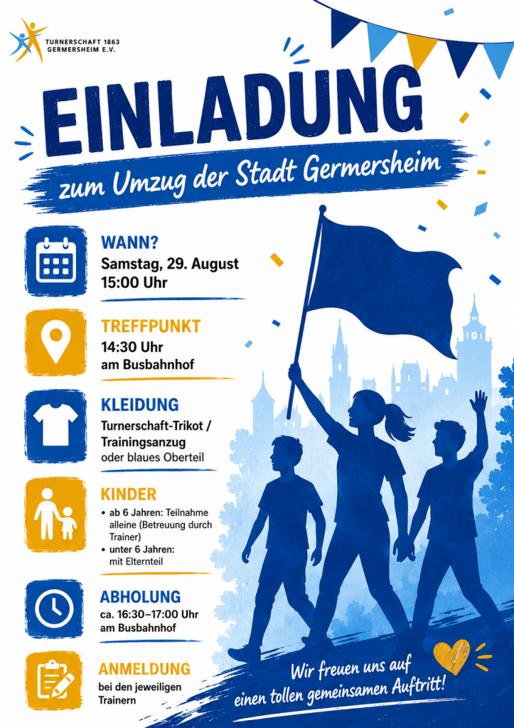 Flyer Umzug 750 Jahre Stadtrechte Germersheim