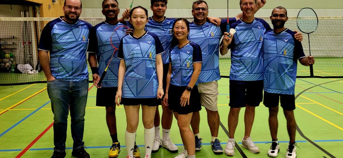 Die erste Badmintonmannschaft der Turnerschaft